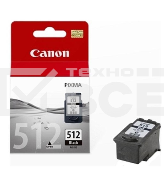 Картридж струйный PG-512Bk (2969B007) черный (401 стр.) для Canon PIXMA MP240, 260, 480