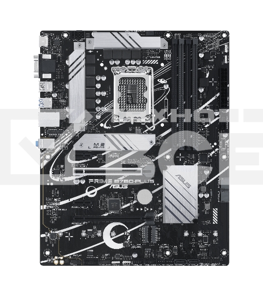 Материнская плата ASUS PRIME B760-PLUS, LGA 1700, Intel B760, 4xDDR5, 4xSATA, 3xM.2, 1xPCIe 4.0 x4, 1xPCIe 5.0 x16, 2xPCIe x1, 1xDP, 1xHDMI, 1xVGA, 2xUSB-A 3.2 Gen 2, 1xUSB-C 3.2 Gen 2x2, 1x 2.5Gb LAN, 3x3.5 мм, 7.1, ATX