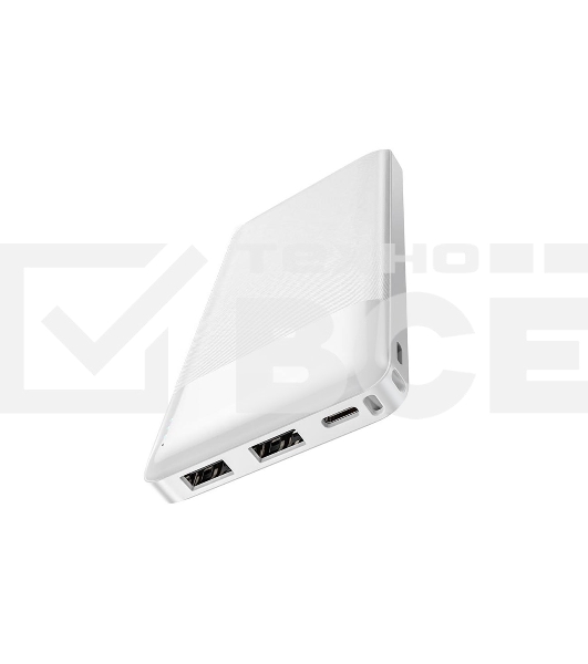 Внешний аккумулятор HOCO J72 Easy travel, 2.0A, 10000mAh, белый