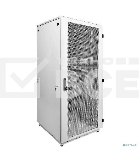 Шкаф коммутационный ЦМО ШТК-М-42.8.8-4ААА 42U 800x820мм пер.дв.перфор. задн.дв.стал.лист 2 бок.пан. 500кг белый
