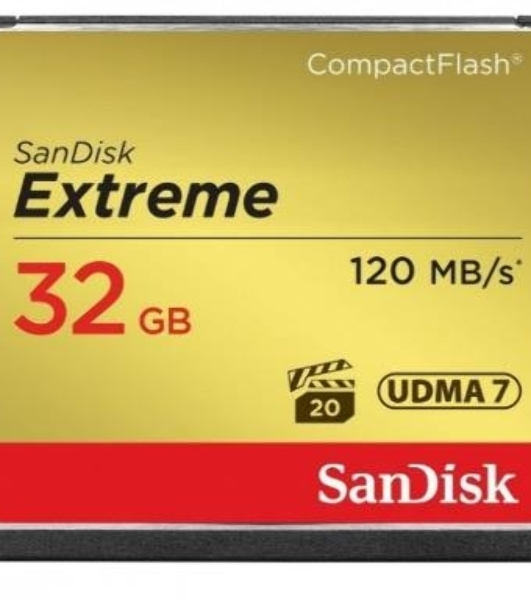 Флеш карта CF 32GB SanDisk Extreme 120MB/s