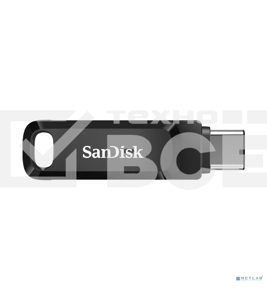 Флеш диск Sandisk 512Gb Ultra Dual Drive Go SDDDC3-512G-G46 USB3.1 черный
