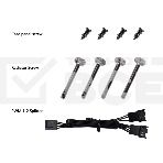 Вентилятор для корпуса ID-Cooling WF-14025-XT BLACK черный, 140 мм, 1600 об/мин, 32.6 дБ, 4 pin, фото2