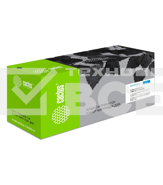 Картридж лазерный Cactus CS-CF461X голубой (22000 стр.) для HP Color LJ Enterprise M652dn/M653dn/M681dh