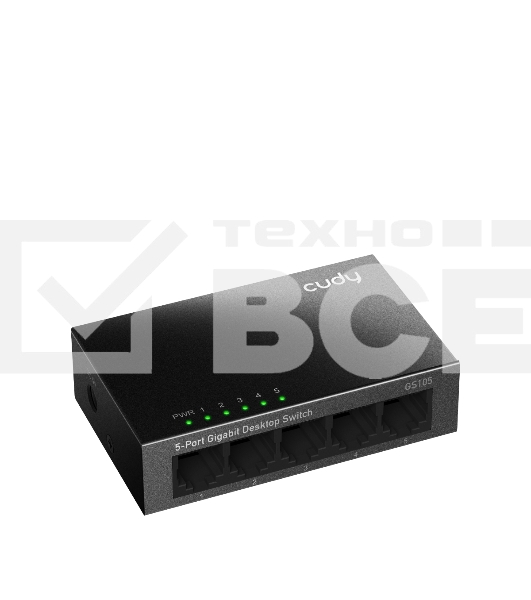 Коммутатор Cudy GS105 (L2) 5x1Гбит/с неуправляемый