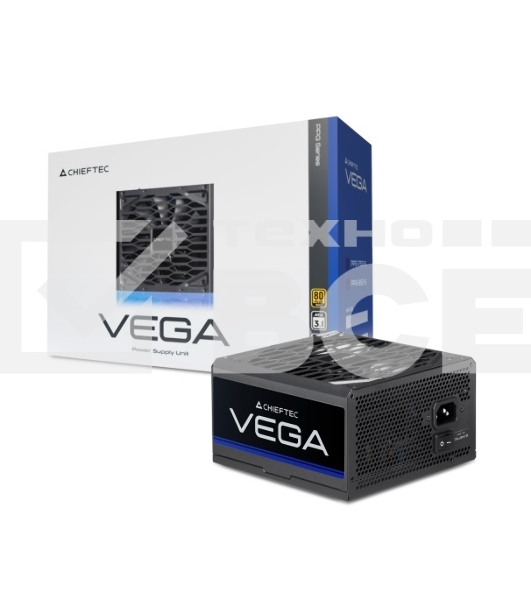 Блок питания Chieftec Vega PPG-750-S, 750Вт, 80 PLUS Gold, 135мм, черный