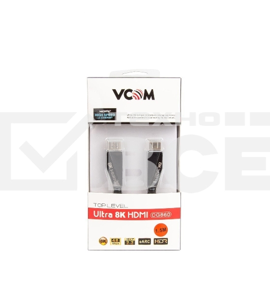 Кабель HDMI 19M/M,ver. 2.1, 8K@60 Hz 1.5m VCOM <CG860-1.5M>