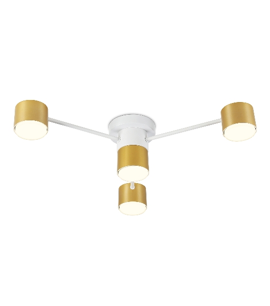 Потолочный светильник Ambrella light FL51720/4 WH/GD белый/золото GX53/4 max 12W 645*135