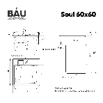 Комплект BAU 4 в 1: раковина над стиральной машиной BAU Soul 60х60, литьевой мрамор, кронштейны, выпуск и смеситель Hotel Black, черный, фото16