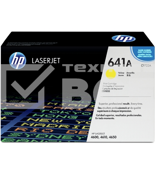 Картридж лазерный HP C9722A желтый для Color LJ 4600 Series 8000 стр.