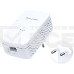 Комплект гигабитных адаптеров Mercusys AV1000 Gigabit Powerline Kit, HomePlug AV2 standard, 1 Gigabit port, 300m over electrical circuits, plug and play., фото3