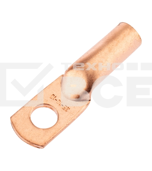 Наконечник медный ТМ 35-10-10 (35мм² - Ø10мм) (в упак. 5 шт.) Rexant