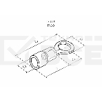 Наконечник кольцевой изолированный ø 3.2 мм 1.5-2.5 мм² (НКи 2.5-3/НКи2-3) синий Rexant, фото3