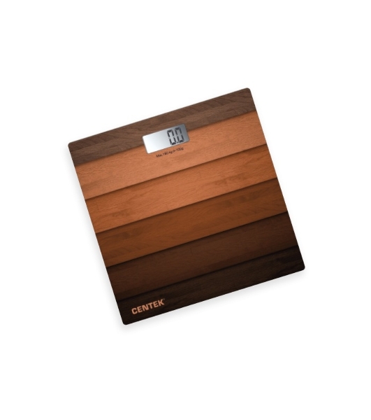 Весы напольные Centek CT-2420 Wood  электронные 180кг, 0.1кг, LCD 45x28, размер 26х26см
