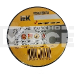 Изолента Iek UIZ-13-10-K02 0,13х15 мм черная 20 метров ИЭК, фото3