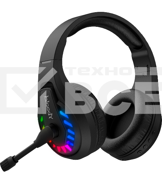 Наушники с микрофоном A4Tech Bloody GR230 черный накладные BT оголовье (GR230)