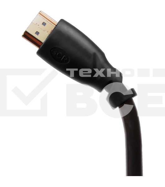 Кабель GCR Premium 1.8m HDMI 2.0, HDR, Ultra HD 4K60 Hz/ 5K30Hz, 3D, Ethernet 18.0 Гбит/с, OD8.0mm, 28/26 AWG, черный