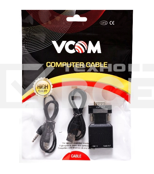 Переходник HDMI(F) --> VGA(M)+audio, Aopen CA336A 1080*60Hz