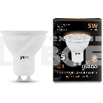 Лампа светодиодная Gauss Black 5Вт цок.:GU10 рефлектор 220B 3000K св.свеч.бел.теп. MR16 (упак.:10шт) (101506105), фото3