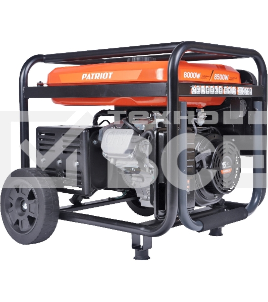 Электрогенератор бензиновый Patriot GRA 8500AWS, 8.5 кВт, 75 дБ, 100 кг