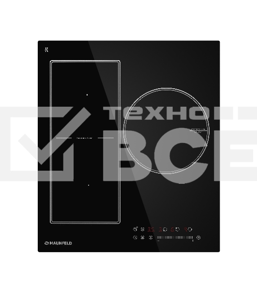 Индукционная варочная панель Maunfeld CVI453SBBK