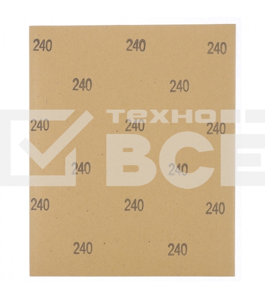 Шлифлист Matrix на бумажной основе, P 1000, 230 х 280 мм, 10 шт., водостойкий