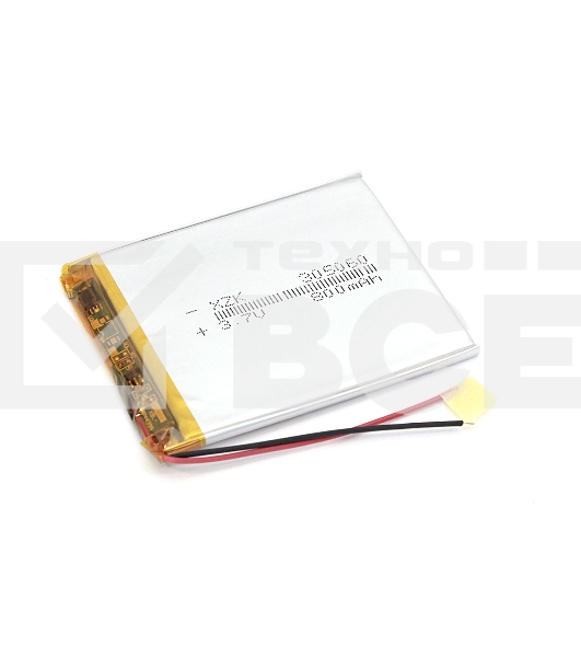 Аккумулятор Li-Pol (батарея) 3*50*60мм 2pin 3.7V/800mAh