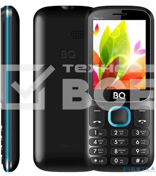 Мобильный телефон BQ 2440 Step L+ черный/синий