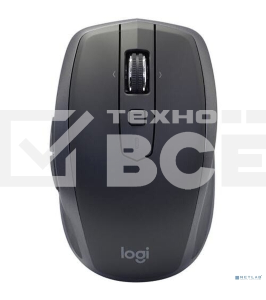 Мышь беспроводная Logitech MX Anywhere 2S графитовый, 4000 dpi, радиоканал, Bluetooth, USB, кнопки - 7