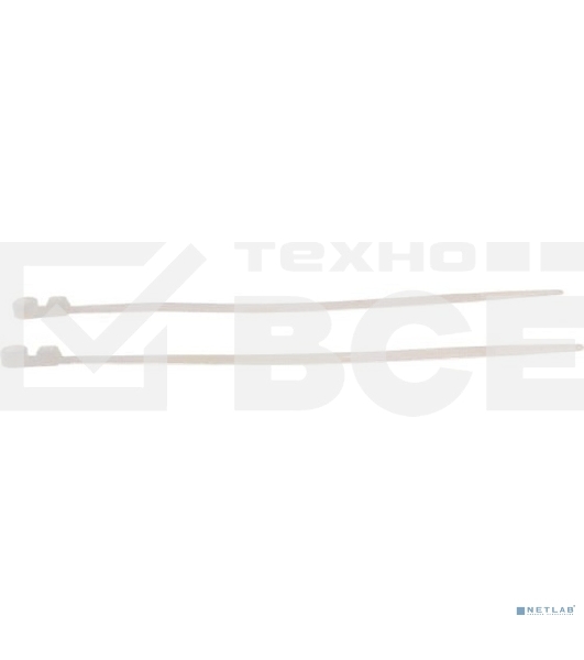 Стяжки NYTH-200x4.8 пластиковые с монтажным отверстием 200 мм х 4,8 мм (100 шт.)