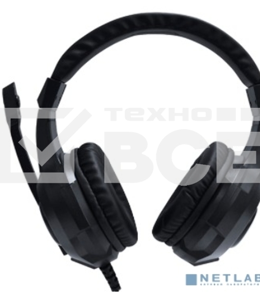 Гарнитура Qumo HALO GHS0018, стерео, 2х3,5 Jack+USB(питание), с микрофоном