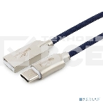 Кабель USB 2.0 Cablexpert CC-P-USBC02Bl-1.8M, AM/Type-C, серия Platinum, длина 1.8м, синий, блистер, фото2