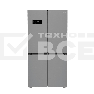 Холодильник Hotpoint HFP4 625I X нержавеющая сталь, трёхкамерный, 376/165л, морозилка снизу, No Frost, Side by Side