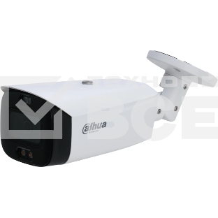 Уличная цилиндрическая IP-видеокамера TiOC DAHUA DH-IPC-HFW3849T1P-AS-PV-0360B-S5 с ИИ и активным сдерживанием 8Мп, 1/2.7” CMOS, объектив 3.6мм, видеоаналитика, ИК 30м, LED 30м, IP67