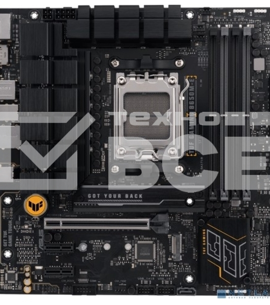Материнская плата ASUS TUF GAMING B650M-E, AM5, AMD B650, 4xDDR5, 4xSATA, 2xM.2, 1xPCIe 4.0 x16, 2xPCIe x1, 2xDP, 1xHDMI, 1x 2.5Gb LAN, 1xUSB-A 3.2 Gen 2, 2xUSB-A 3.2 Gen 1, 4xUSB 2.0, 1xUSB-C 3.2 Gen 2, 3x3.5 мм, 7.1, mATX