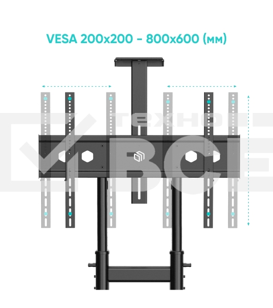 Стойка ONKRON TS1891 черный