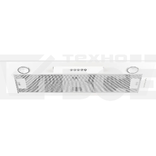 Встраиваемая вытяжка Kuppersberg INLINEA 70 WX ширина 70 см, отвод/рециркуляция, 1300 м3.ч, белый/нержавеющая сталь