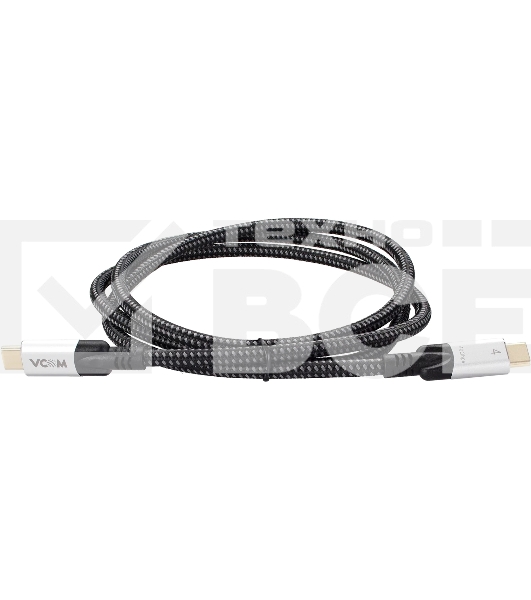 Кабель USB4 TCM--TCM, 5K@60Hz, 40GBps, PD 240W, 5A, VCOM, 1.2м