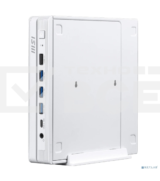 Неттоп MSI Pro DP10 A14MG-011XRU i5 14400 (2.5) 16Gb SSD512Gb UHDG без ОС 2.5xGbitEth WiFi BT белый (9S6-B21012-011)