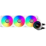 Система жидкостного охлаждения PcCooler DA360 WH ARGB Soc-AM5/AM4/1200/1700/1851 белый 4-pin Al 300W Ret (DA360-WHAWXX-GL), фото7
