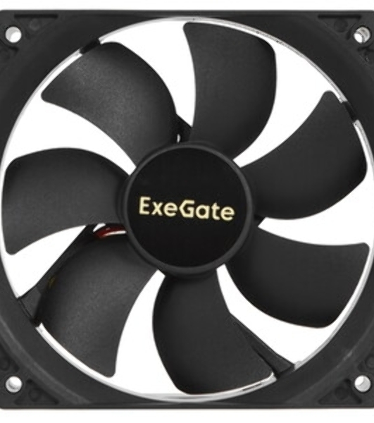 Вентилятор для корпуса ExeGate EX12025S3P черный, 120 мм, 1500 об/мин, 24 дБ, 3 pin