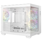 Компьютерный корпус Deepcool CG330 3F без БП, боковое окно (панорама), 3x120мм ARGB PWM вентилятора, черный, mATX, фото13