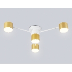 Потолочный светильник Ambrella light FL51720/4 WH/GD белый/золото GX53/4 max 12W 645*135, фото5