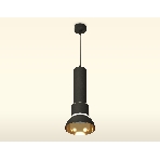 Светильник Ambrella Light XP8111007 SBK/PYG/CL черный песок/золото желтое полированное/прозрачный GX53, фото3