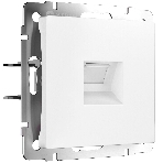 Розетка Ethernet RJ-45 cat. 6A экранированная (белый матовый), фото 1