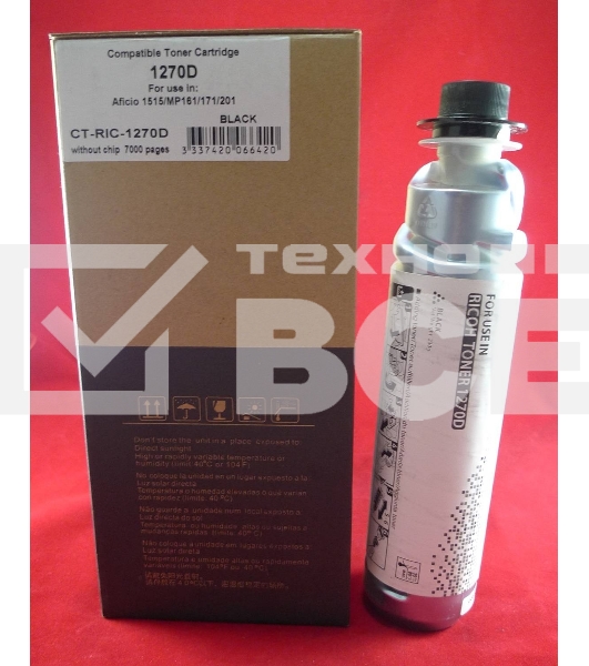 Картридж Тонер-туба Ricoh tуре 1270D Aficio 1515/MP161/171/201 (туба 230 гр.) JPN