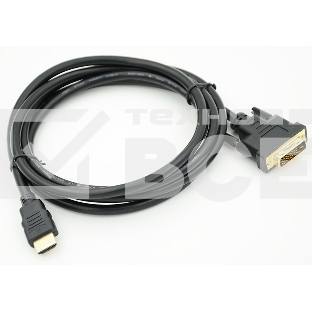 Кабель видео Behpex HDMI (m)/DVI-D (Dual Link) (m) 2м. черный
