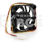 Вентилятор для корпуса Gembird D50SM-12AS черный, 50 мм, 4500 об/мин, 24 дБ, 3 pin, фото 1