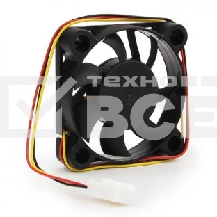 Вентилятор для корпуса Gembird D50SM-12AS черный, 50 мм, 4500 об/мин, 24 дБ, 3 pin
