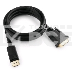 Кабель DisplayPort-DVI Gembird/Cablexpert 1.8м, 20M/19M, черный, экран, пакет(CC-DPM-DVIM-6), фото5